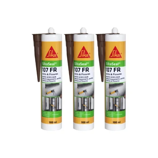 Sika - Acrylic Sealant Set for Façades - Mahogany - 685610x3 product image
