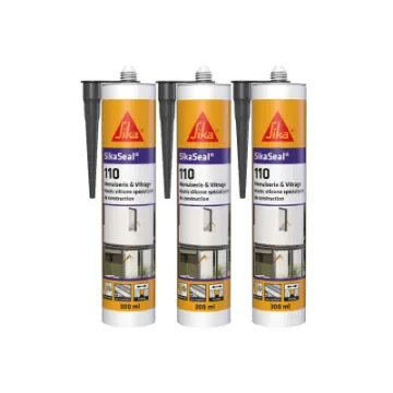 Sika - SikaSeal 110 Joinery & Glazing Silicone Sealant - 525042x3 product image