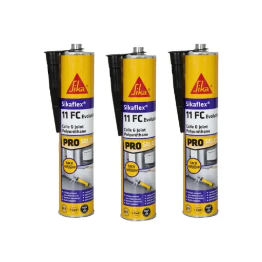 Sika - Sikaflex 11 FC+ Evolution Adhesive Sealant - Black - 548353x3 product image