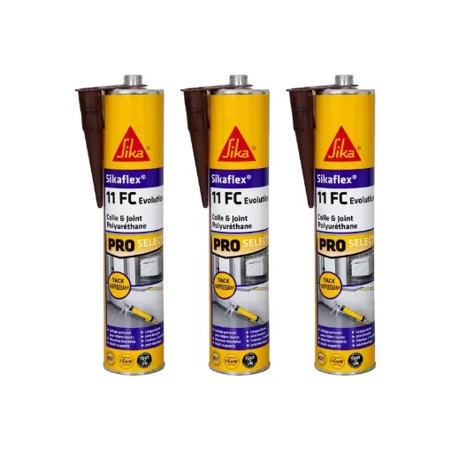Sika - Sikaflex 11 FC+ Evolution Adhesive Sealant - Brown - 548090x3 product image