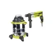 Ryobi - Wet and Dry Vacuum Cleaner & SDSPLUS Hammer Drill - 5133004986-5133004350 product image