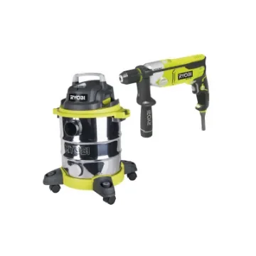 Ryobi - Wet and Dry Vacuum Cleaner & SDSPLUS Hammer Drill - 5133004986-5133004350 product image