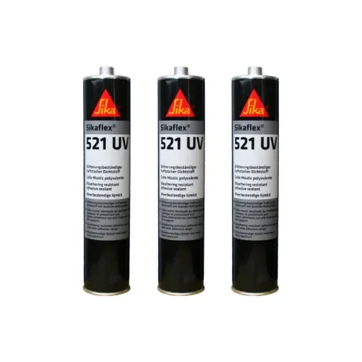 Sika - Pack of 3 Sikaflex 521 UV Hybrid Sealants - 62139x3 product image