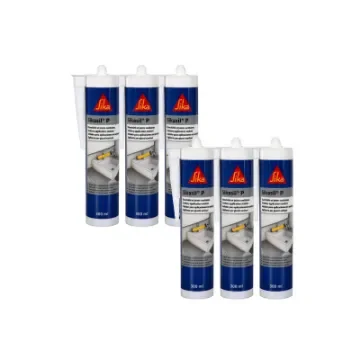 Sika - SIKA Sikasil-P Marine Silicone Sealant - 402789x6 product image