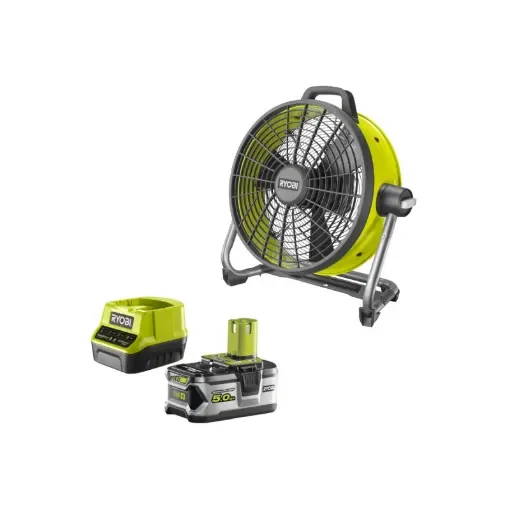 Ryobi - 18V Air Circulator Fan Pack with Battery & Charger - 5133004712-5133003366 product image