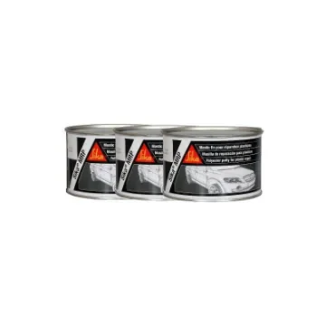 Sika - Pack of 3 Plastic Repair Sealants - Grey - 443383x3 product image