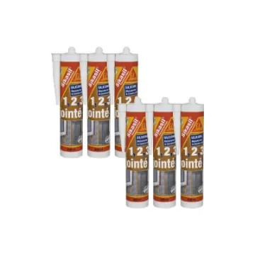 Sika - SIKA Sikasil Construction Silicone Sealant - Transparent - 441628x6 product image