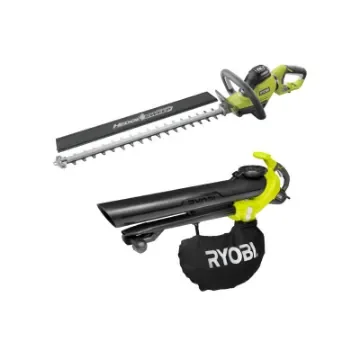 Ryobi - 600W Electric Hedge Trimmer & 3000W Blower Vacuum - 5133003645-5133002190 product image