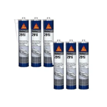 Sika - Marine Sealant Adhesive Sikaflex 291i White - 408842x6 product image