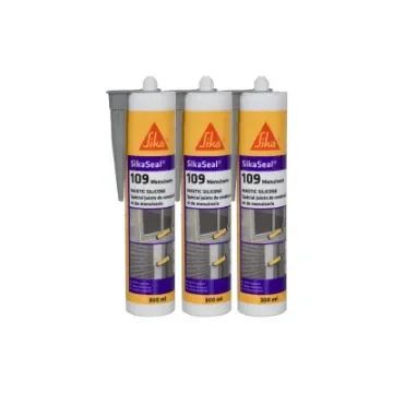 Sika - SikaSeal 109 Silicone Sealant - Grey - 525040x3 product image