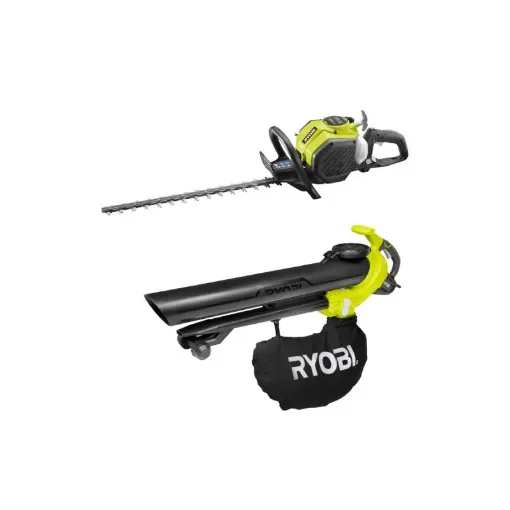 Ryobi - Petrol Hedge Trimmer & Electric Blower Vacuum - 5133003670-5133002190 product image