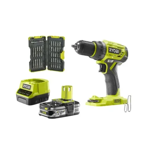 Ryobi - 18V Brushless Drill Driver with Battery & Charger - 5133004532-5132002257-5133003359 product image