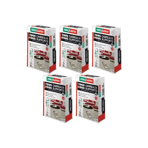 Parexlanko - Enhanced Tile Adhesive All Supports - White - 02937x5 product image