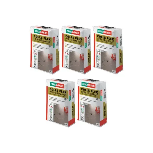 Parexlanko - Set of 5 Flexible Performance Tile Adhesives - 03310x5 product image