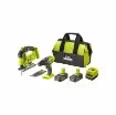 Ryobi - 18V One+ Cordless Hammer Drill & Jigsaw Set - RCK182B-225SA6 product image