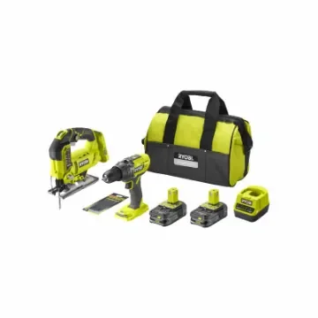 Ryobi - 18V One+ Cordless Hammer Drill & Jigsaw Set - RCK182B-225SA6 product image