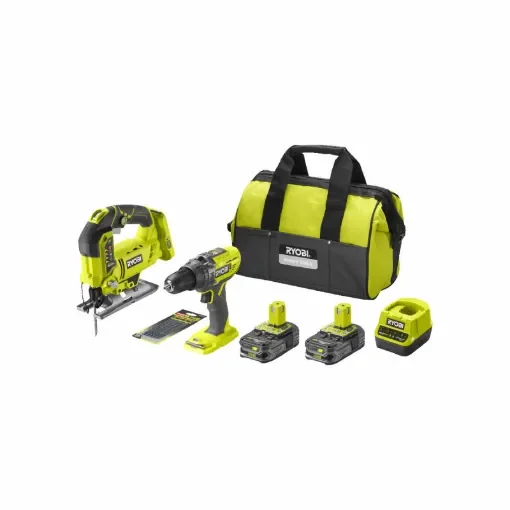 Ryobi - 18V One+ Cordless Hammer Drill & Jigsaw Set - RCK182B-225SA6 product image