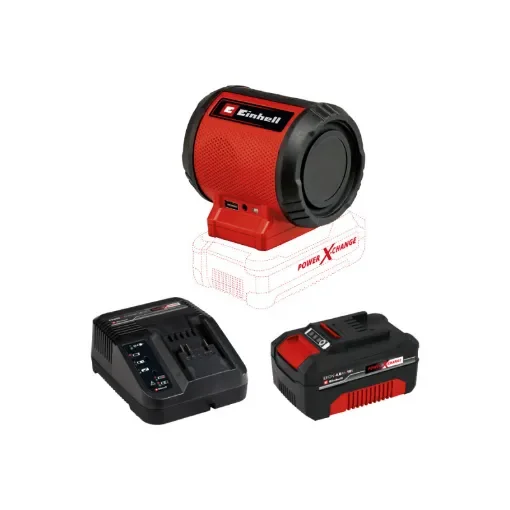 Einhell - 18V Power X-Change Wireless Speaker - TC-SR 18 Li BT - Solo - 4514150-4512042 product image