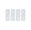 BGS Technic - Set of 4 Flat Mounting Plates 100x35mm - 80784 product image