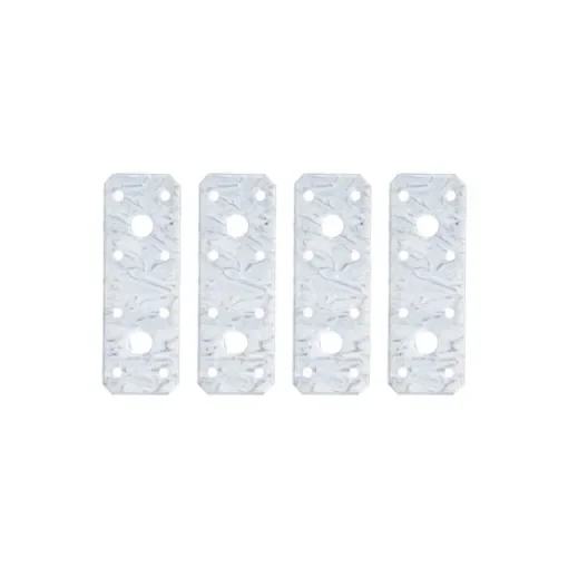BGS Technic - Set of 4 Flat Mounting Plates 100x35mm - 80784 product image