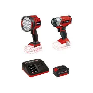 Einhell - 18V Power X-Change Impact Wrench & LED Lamp Kit - 4510034-4514145-4512042 product image