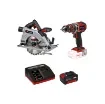 Einhell - 18V Power X-Change Hammer Drill & Circular Saw - 4513942-4331210-4512042 product image
