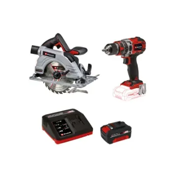Einhell - 18V Power X-Change Hammer Drill & Circular Saw - 4513942-4331210-4512042 product image