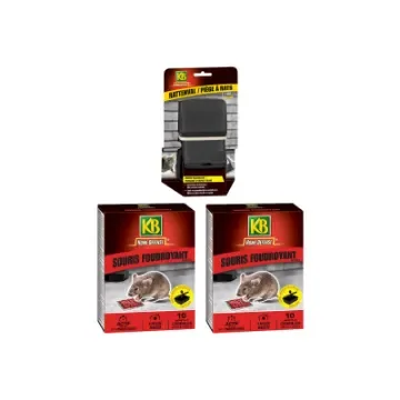 KB - Home Defense Rat Trap & Cereal Killing Mice - HDRAT2-HDSFOUD1Nx2 product image