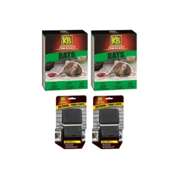 KB - Home Defense Rat Trap & Bait Pack - HDRAT2x2-RATPATx2 product image