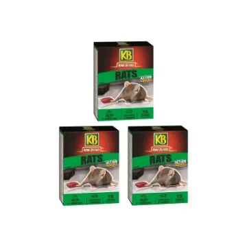 KB - Home Defense Rat Baits Pack of 3 - RATPATx3 product image