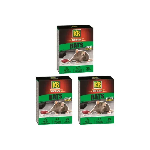 KB - Home Defense Rat Baits Pack of 3 - RATPATx3 product image