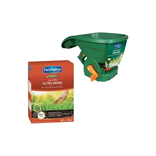 Fertiligène - Ultra Dense Lawn Pack 150m² with Spreader - DENS150-EASYN product image