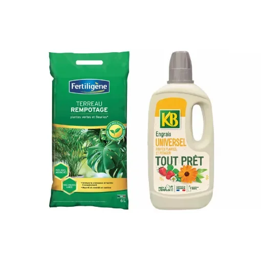 Fertiligène - Gardening Pack with Potting Soil & Fertiliser - FREMP6P-KBTPUNIN product image