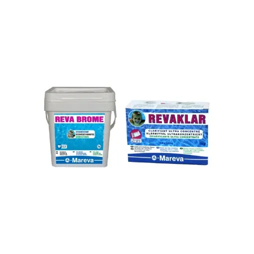 Mareva - Bromine Tablets 5kg & Reva-klar Cartridges 1kg - 133401U-150021U product image