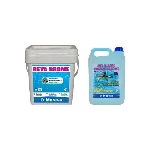 Mareva - Bromine Tablets 5kg & Reva-out Anti-scale 5L - 133401U-150052U product image