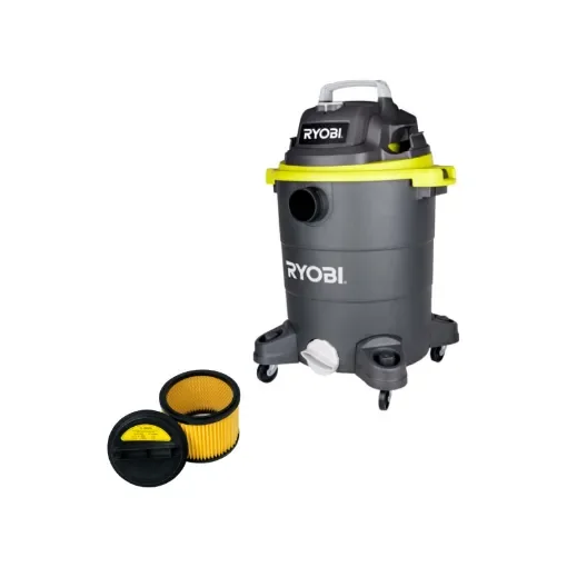 Ryobi - 1400W Wet and Dry Vacuum Cleaner - RVC-1430PPT-G - 5133004987-5132005115 product image