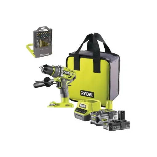 Ryobi - Cordless Hammer Drill R18PD7-252S Brushless - 5133004391-5132002686 product image