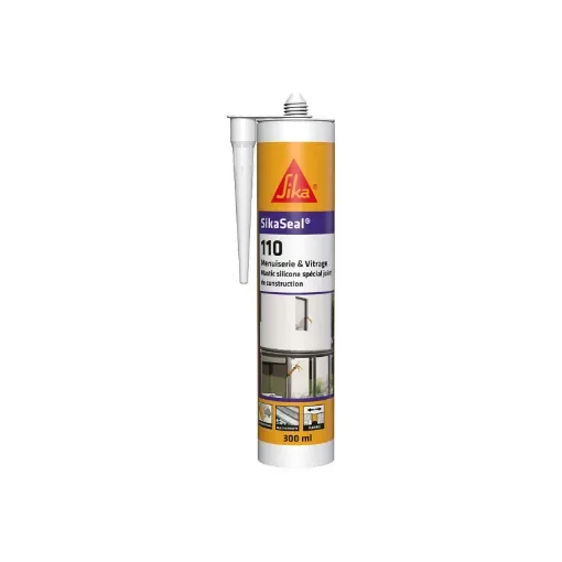 Sika - SikaSeal 110 Silicone Sealant PVC White - 739178 product image