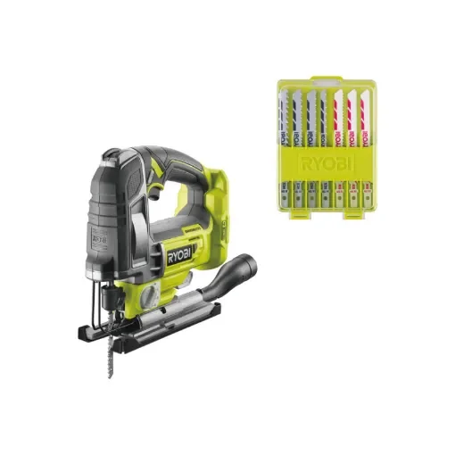Ryobi - R18JS7-0 18V Brushless Jigsaw with Blades - 5133004223-5132002702 product image