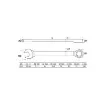 BGS Technic - Ratchet Combination Spanner 13 mm - 6513 product image