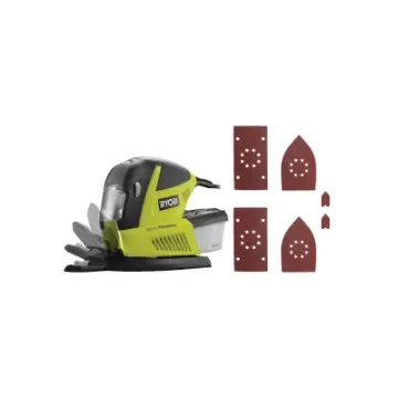 Ryobi - 180W Multi-Function Sander with 60 Abrasives - 5133002910-5132002444 product image