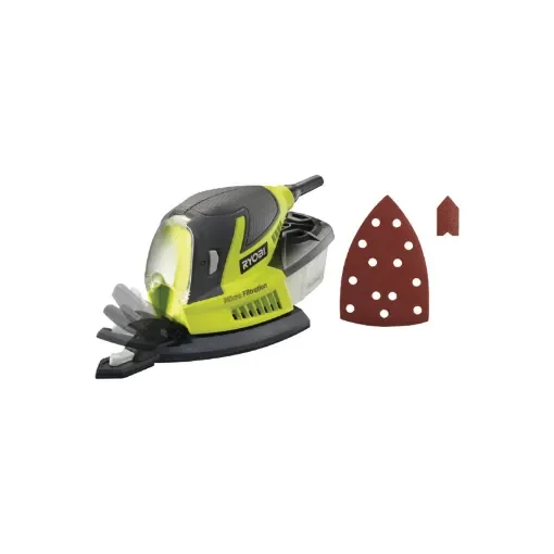 Ryobi - Triangular Sander 100W with 40 Abrasives - 5133002906-5132002418 product image
