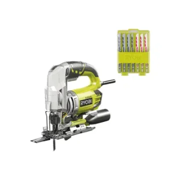 Ryobi - Pendulum Jigsaw Pack 680W with 10 Blades - 5133004445-5132002702 product image