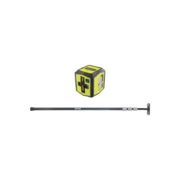 Ryobi - Green Cross Laser Level with Telescopic Pole - 5133004864-5133005033 product image
