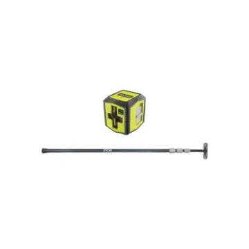 Ryobi - Green Cross Laser Level with Telescopic Pole - 5133005497-5133005033 product image
