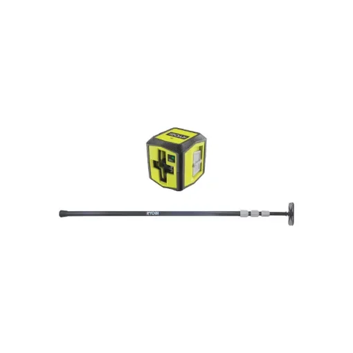 Ryobi - Green Cross Laser Level with Telescopic Pole - 5133005497-5133005033 product image