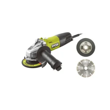 Ryobi - Angle Grinder 750W 115mm with 6 Discs - RAK6AGD115 product image