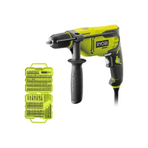 Ryobi - RPD680K Hammer Drill 680W with 127 Accessories - 5133002016-5132003792 product image