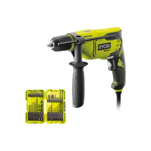 Ryobi - RPD680K Hammer Drill 680W with 32 Accessories - 5133002016-5132004425 product image