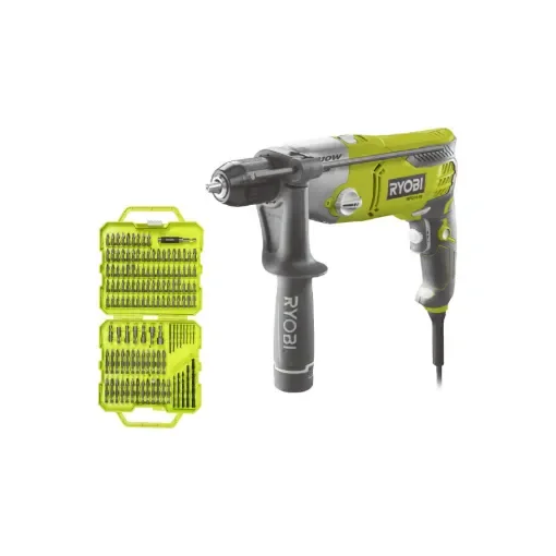 Ryobi - Percussion Drill RPD1010K 1010W with 127 Accessories - 5133002058-5132003792 product image
